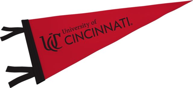 University of Cincinnati 12'' x 30'' Pennant
