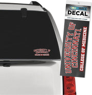 University of Cincinnati School of Medicine Decal