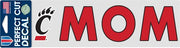 University of Cincinnati 3'' x 10'' Mom Decal