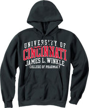 University of Cincinnati James L. Winkle College of Pharmacy Hooded Sweatshirt