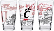 University of Cincinnati 16 oz. Pint Glass
