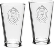 Set of 2 Crystal Mixing Glasses - 16 oz- ONLINE ONLY