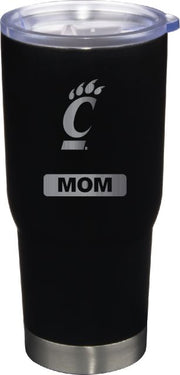 22 oz Matte Black Stainless Steel Tumbler Mom