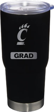 22 oz Matte Black Stainless Steel Tumbler Grad