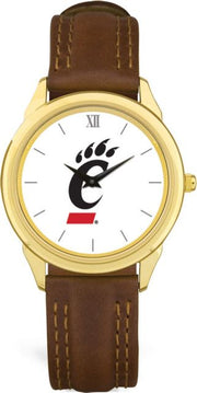 CSI Brownleather Wristwatch With  Colored Medallion - ONLINE ONLY