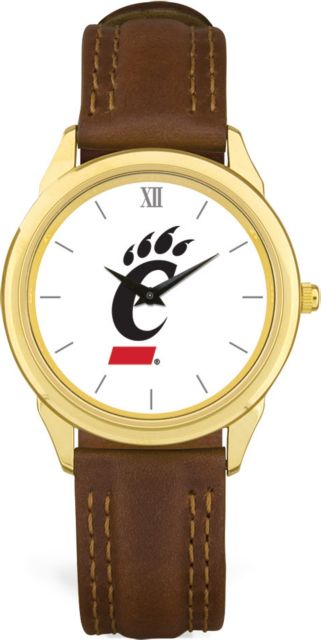 CSI Brownleather Wristwatch With  Colored Medallion - ONLINE ONLY
