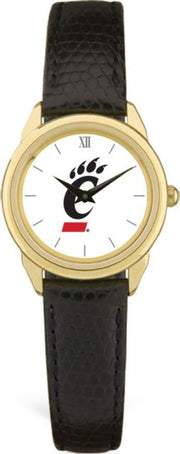 CSI Women's Black Leather Watch(Gift Boxed) With Colored Medallion - ONLINE ONLY