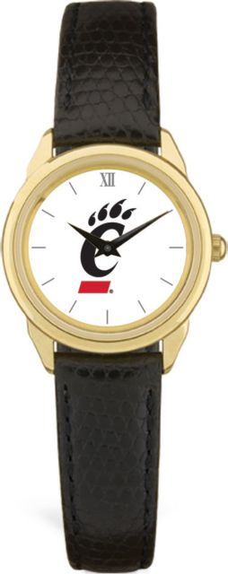 CSI Women's Black Leather Watch(Gift Boxed) With Colored Medallion - ONLINE ONLY
