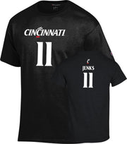 University of Cincinnati Women's Basketball T-Shirt Taziah Jenks - 11 - ONLINE ONLY