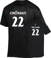 University of Cincinnati Women's Basketball T-Shirt Malea Williams - 22 - ONLINE ONLY