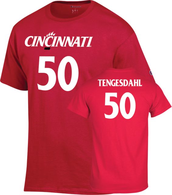University of Cincinnati Football T-Shirt Evan Tengesdahl - 50