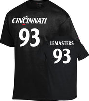 Cincinnati Football T-Shirt Max Lemasters - 93 - ONLINE ONLY