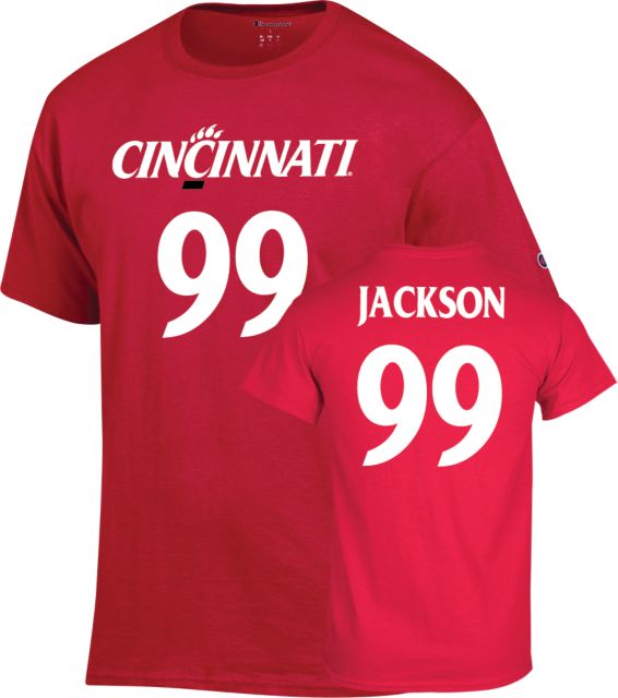 Cincinnati Football T Shirt Jackson - 99 - ONLINE ONLY
