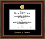 University of Cincinnati 11 x 8.5 Diploma Frame
