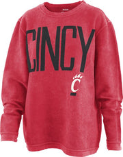 University of Cincinnati Women's Oversized Crewneck Sweatshirt