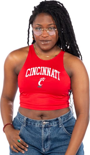 W ATHLETIC CROP TO/RED/XS/.