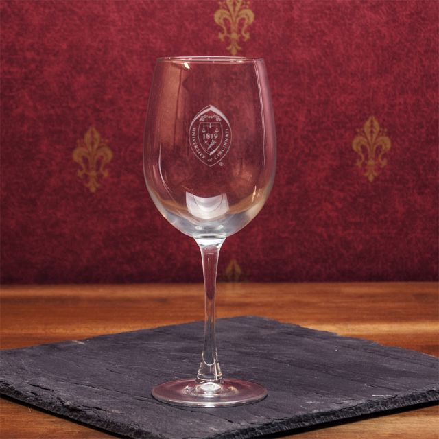 University of Cincinnati 16 Oz. Wine Glass
