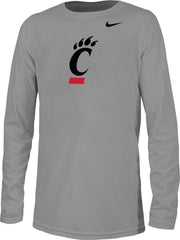 University of Cincinnati Youth Dri-Fit Long Sleeve T-Shirt
