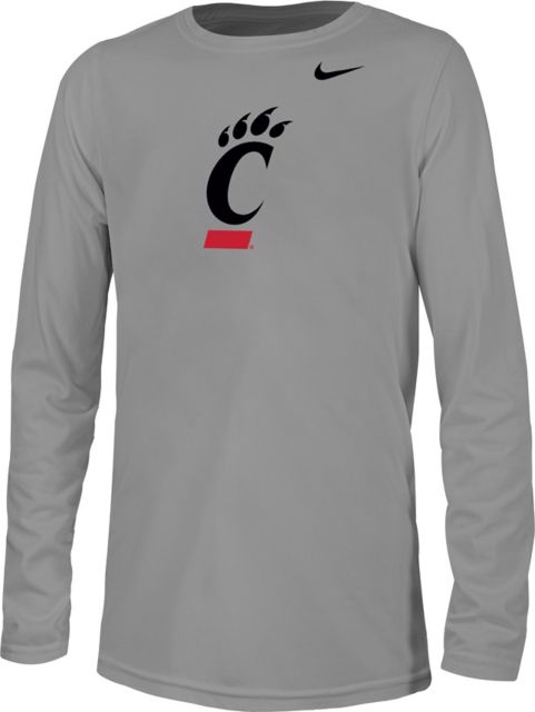 University of Cincinnati Youth Dri-Fit Long Sleeve T-Shirt
