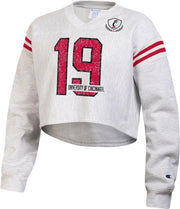 University of Cincinnati Women's Crop Crewneck Sweatshirt