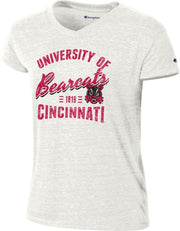 University of Cincinnati Women's V-Neck Short Sleeve T-Shirt