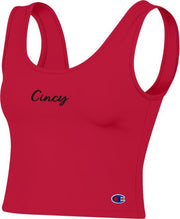 University of Cincinnati Women's Scoop Neck Crop Tank Top
