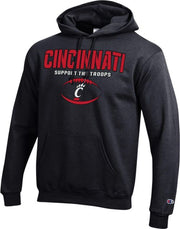 University of Cincinnati Bearcats Football Military Appreciation Hooded Sweatshirt