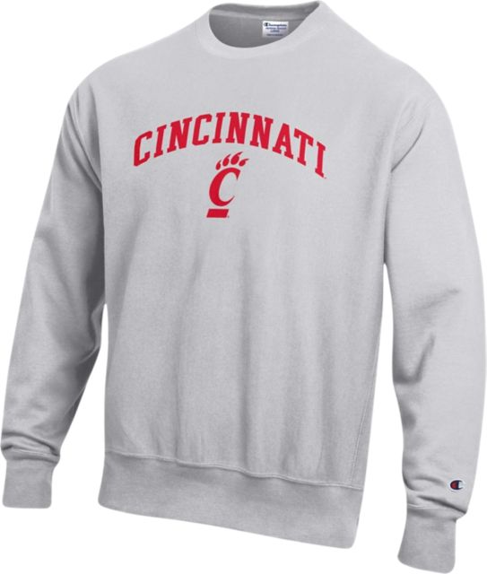 University of Cincinnati Reverse Weave Crewneck Sweatshirt