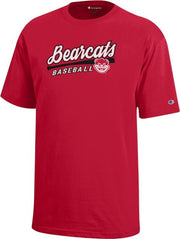 University of Cincinnati Bearcats Baseball Youth Short Sleeve T-Shirt