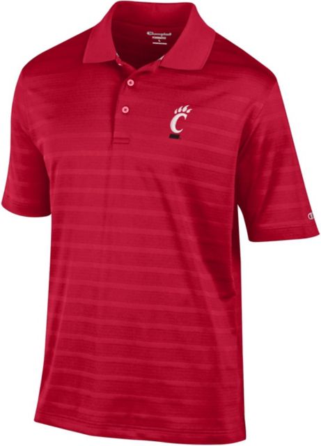 University of Cincinnati Textured Solid Polo - ONLINE ONLY