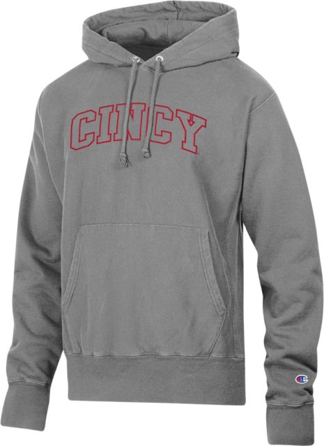 University of Cincinnati Reverse Weave Hooded Sweatshirt