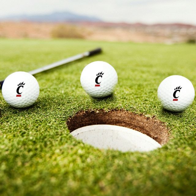 University of Cincinnati Bearcats Golfball 3-Pack