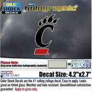 University of Cincinnati Hologram Decal