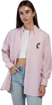University of Cincinnati Women's Striped Button Down