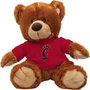 University of Cincinnati 12'' Plush Noah Bear - Honey - ONLINE ONLY