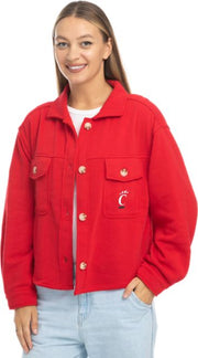 University of Cincinnati Women's Cropped Shacket