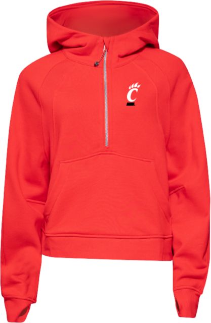 Women's Scuba Oversized 1/2 Zip Hooded Sweatshirt
