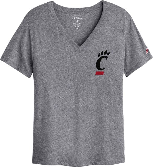 University of Cincinnati Women's V-Neck Short Sleeve T-Shirt