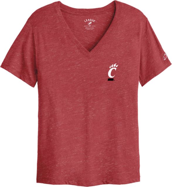 University of Cincinnati Women's V-Neck Short Sleeve T-Shirt