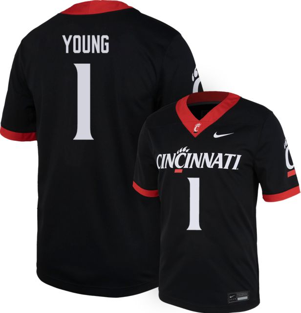 Cincinnati Football Nike Replica Jersey #1 J YOUNG