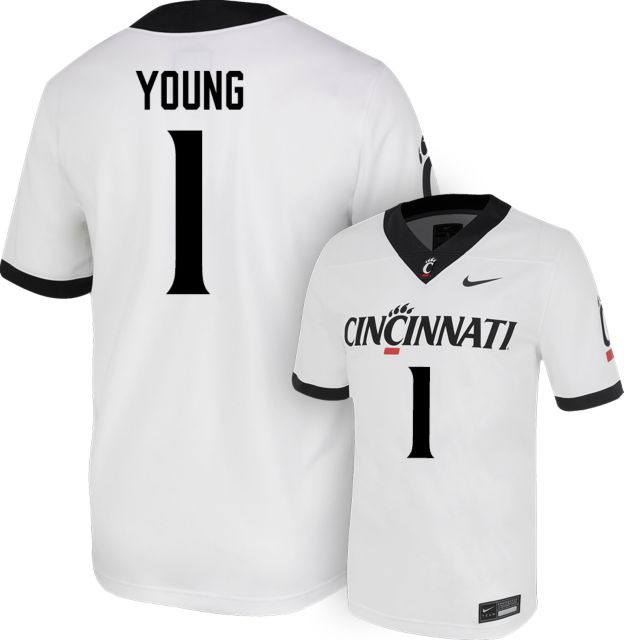Cincinnati Football Nike Replica Jersey #1 J YOUNG