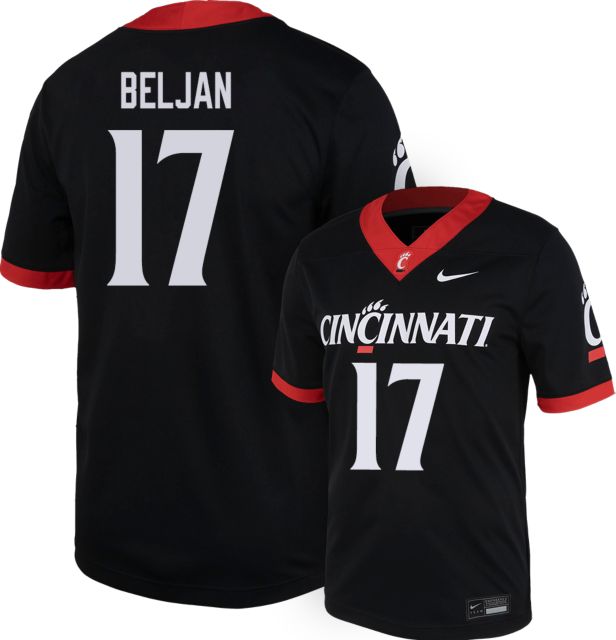 Cincinnati Football Nike Replica Jersey #17 J BELJAN