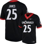Cincinnati Football Nike Replica Jersey #25 D JAMES