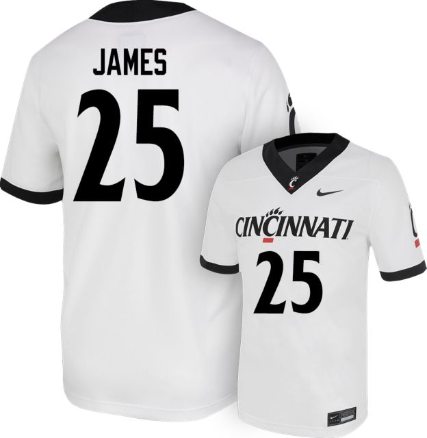 Cincinnati Football Nike Replica Jersey #25 D JAMES