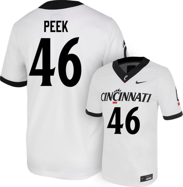Cincinnati Football Nike Replica Jersey #46 A PEEK