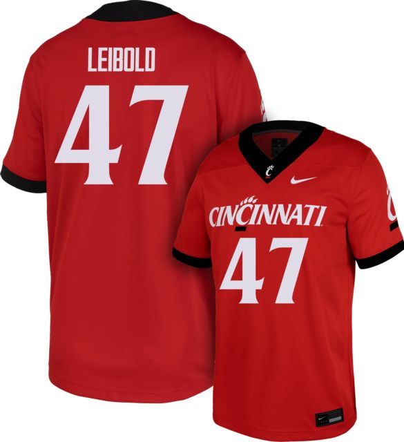 Cincinnati Football Nike Replica Jersey #47 G LEIBOLD