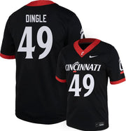 Cincinnati Football Nike Replica Jersey #49 J DINGLE