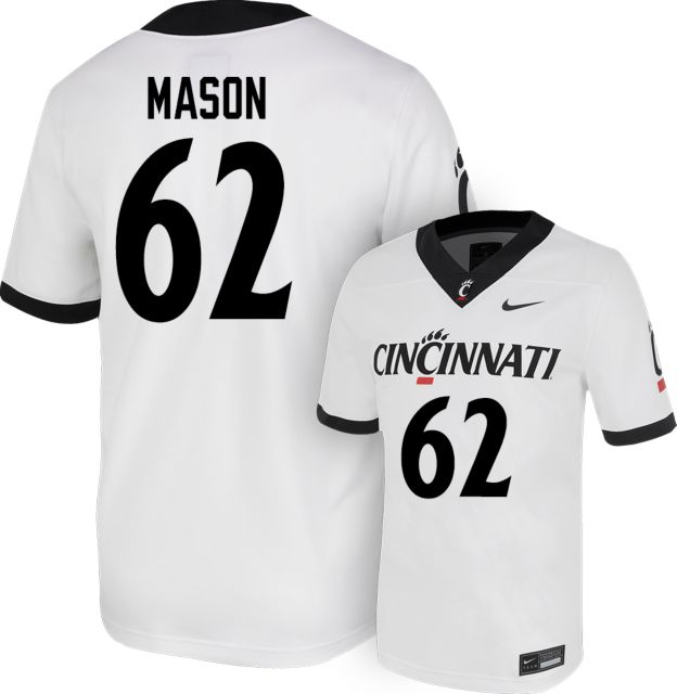Cincinnati Football Nike Replica Jersey #62 M MASON