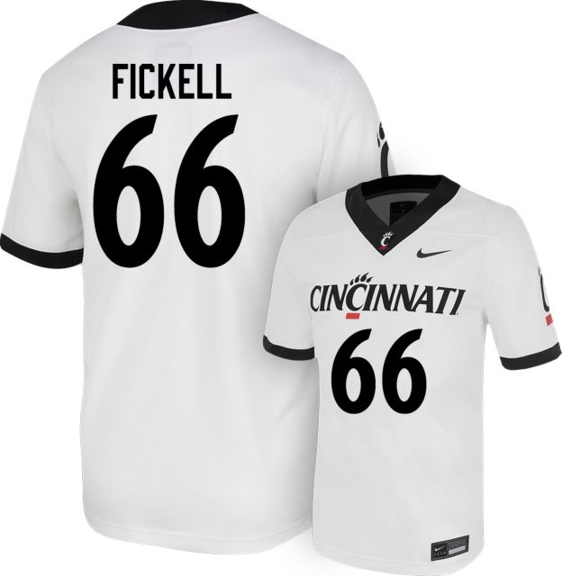Cincinnati Football Nike Replica Jersey #66 L FICKELL