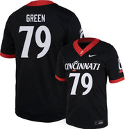 Cincinnati Football Nike Replica Jersey #79 ETHAN GREEN